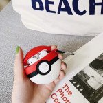 Wholesale Cute Design Cartoon Silicone Cover Skin for Airpod (1 / 2) Charging Case (Poke Ball)